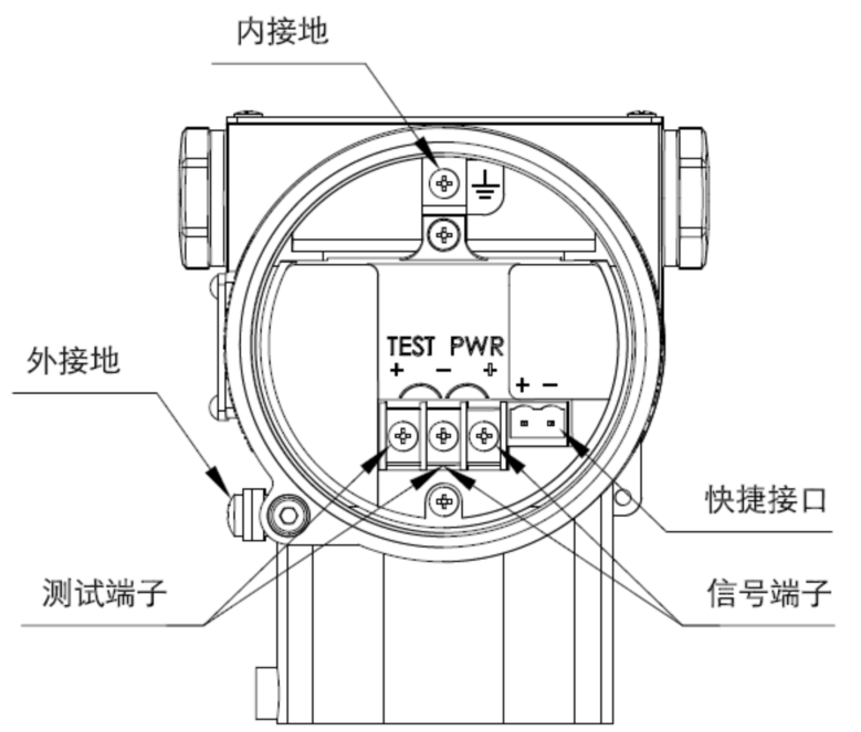 差压传感器变送器|智能差压变送器|高精度差压变送器电气连接图